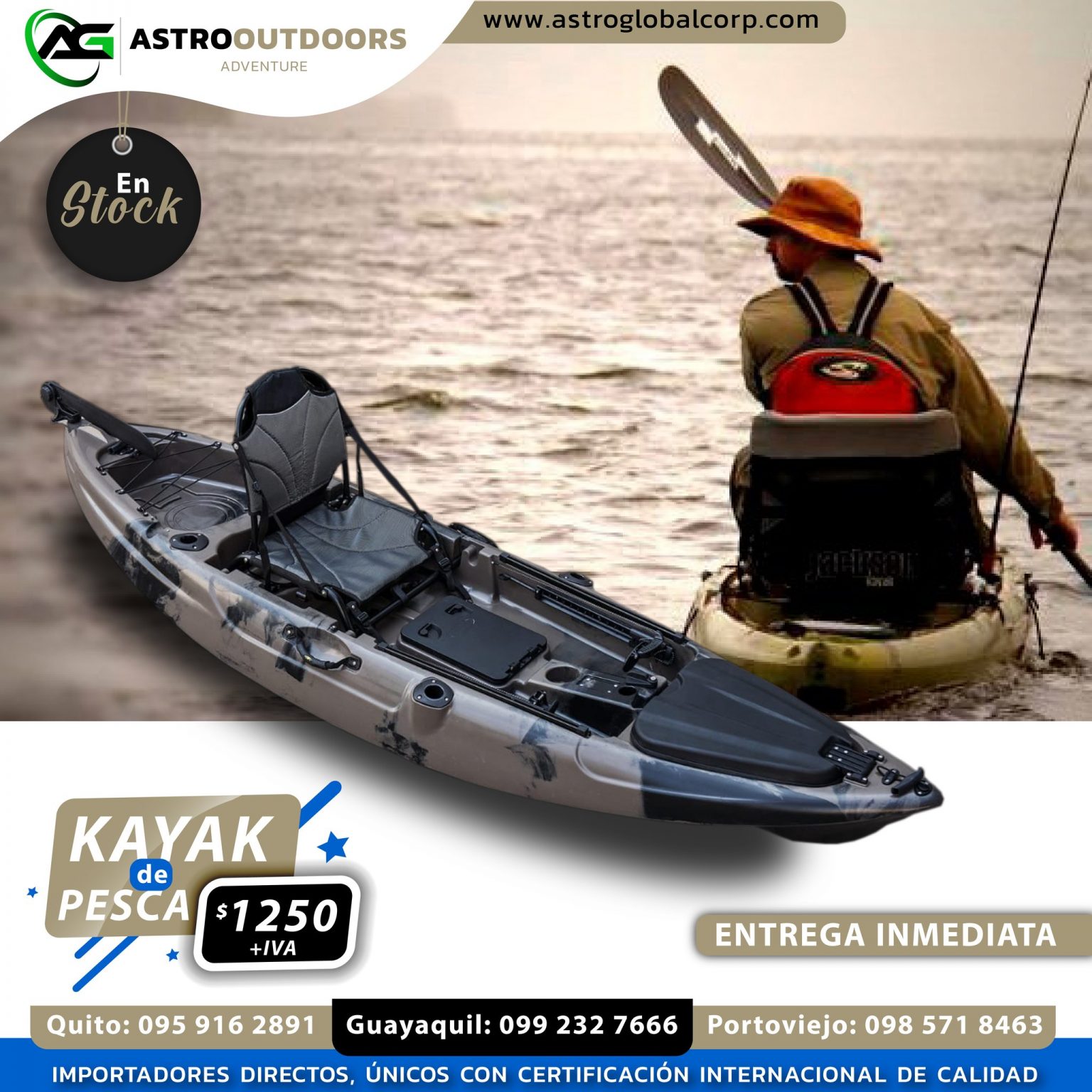 Equipo de kayak Astro Global Corp
